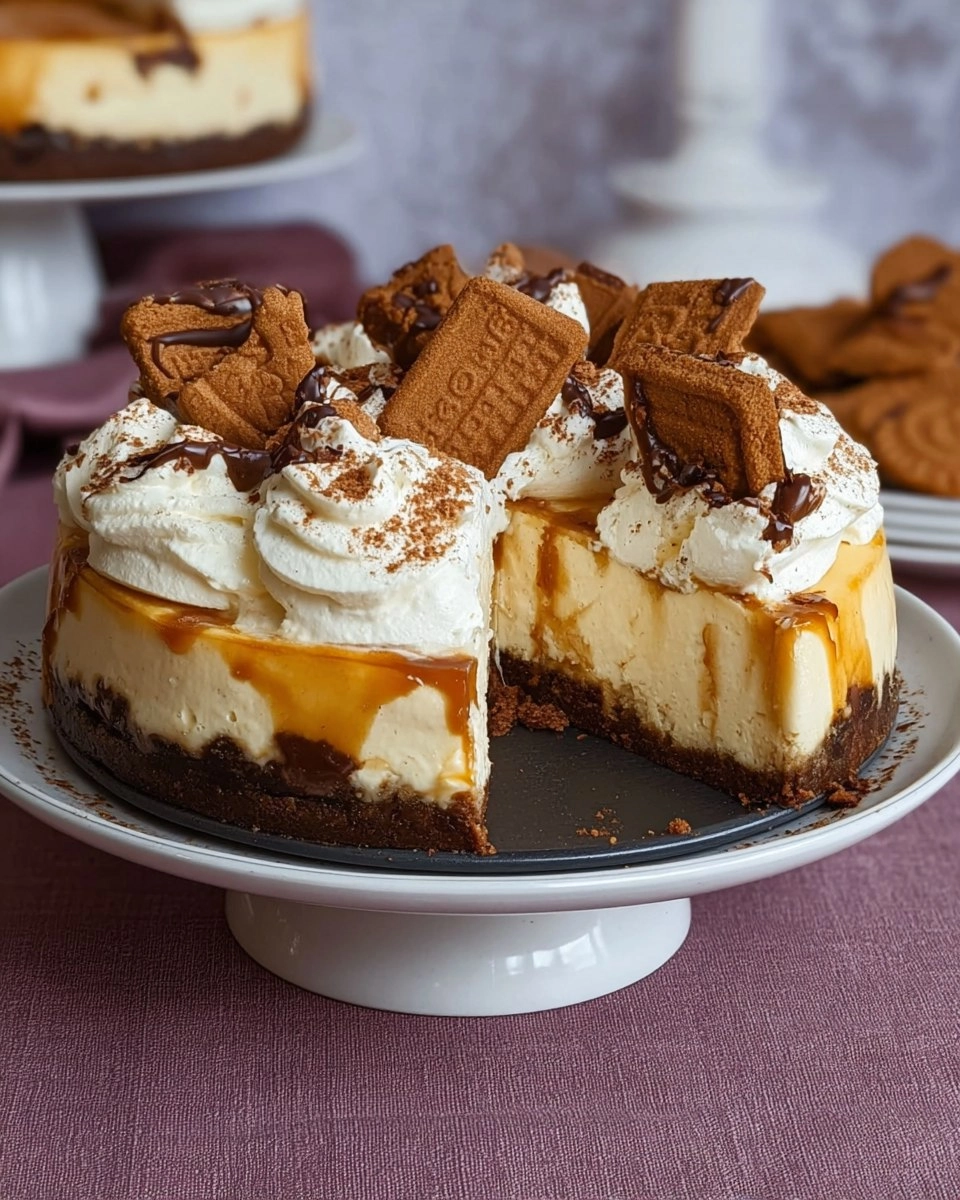 Einfacher Lotus Biscoff Cheesecake