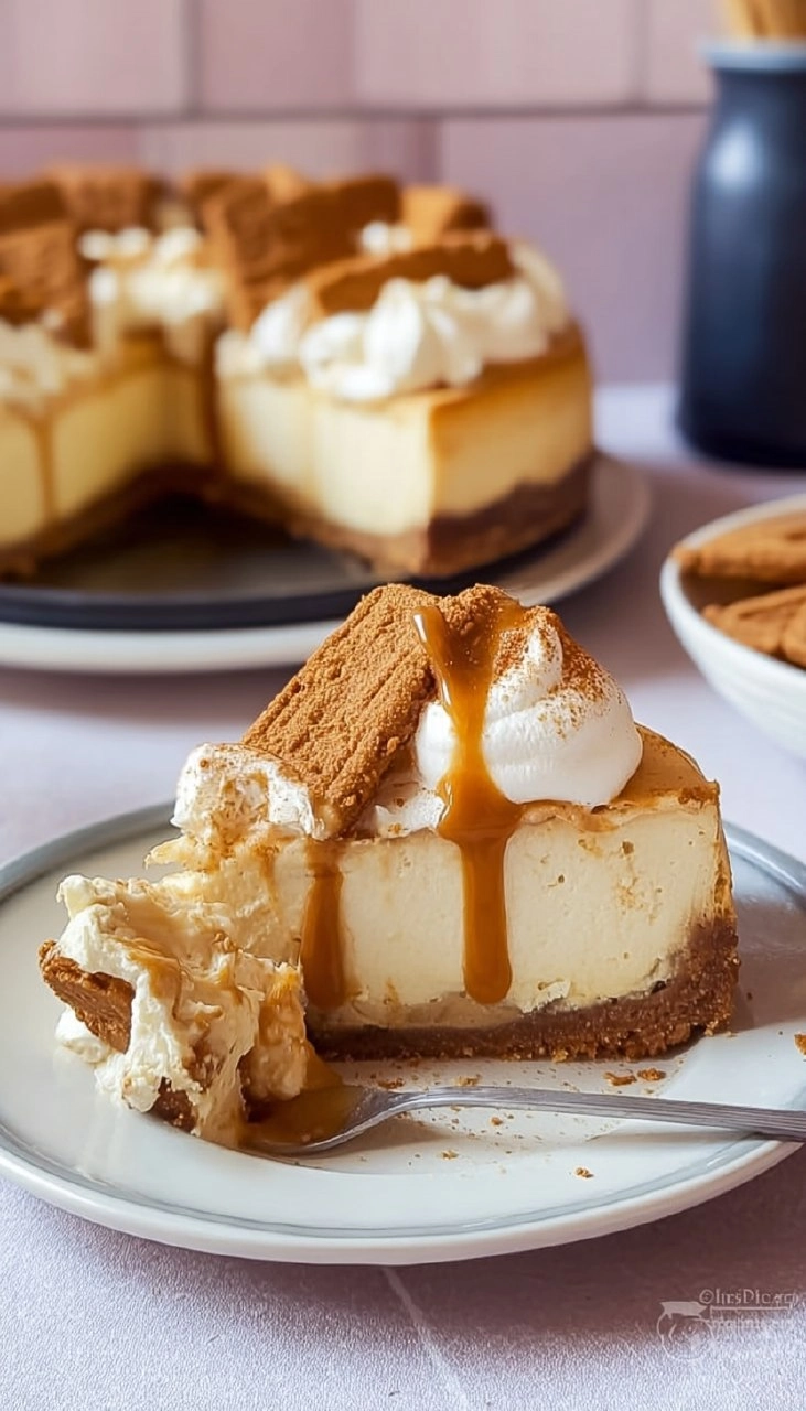 Einfacher Lotus Biscoff Cheesecake
