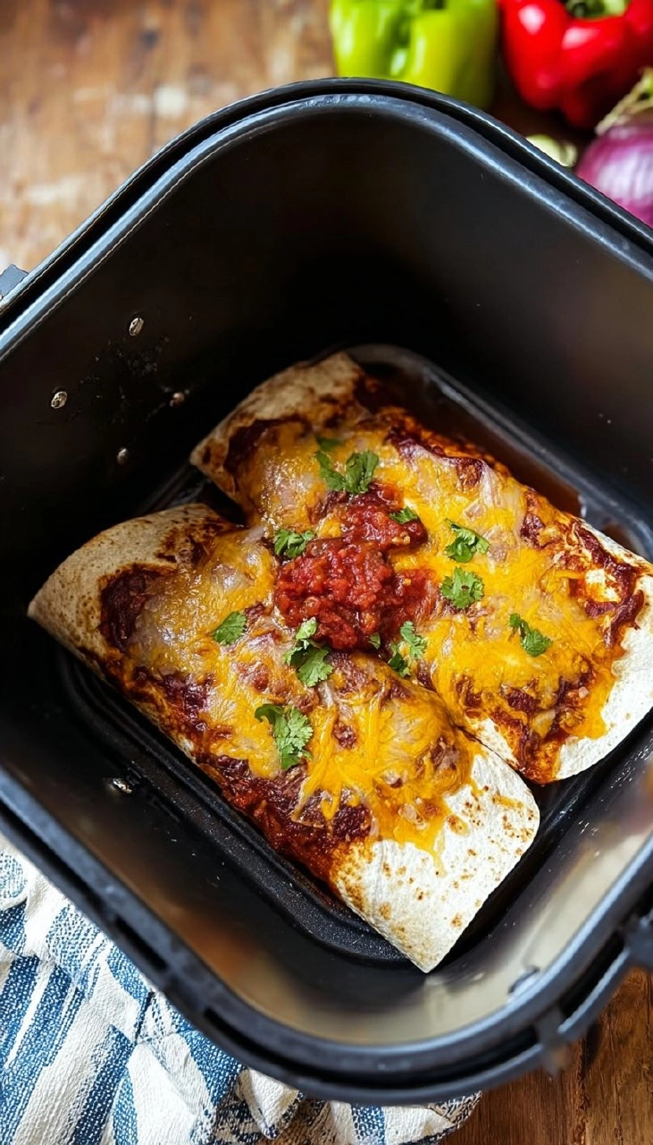 Enchiladas aus der Heißluftfritteuse