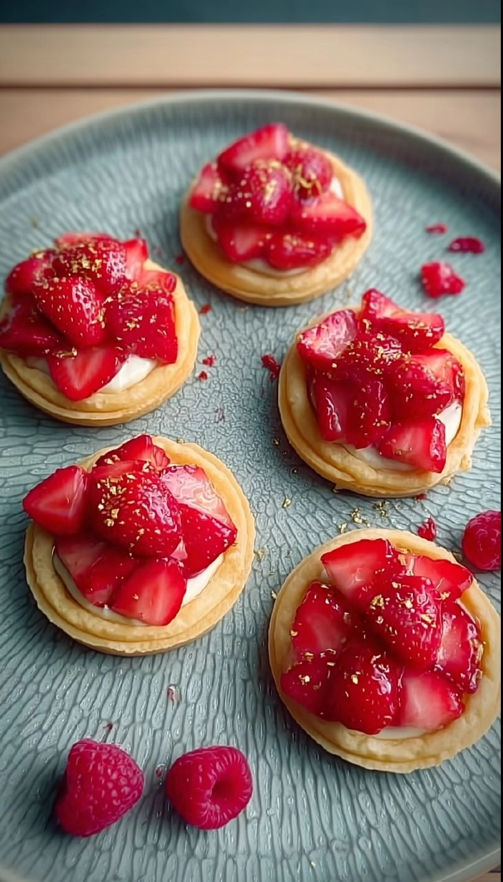 Erdbeertartelettes