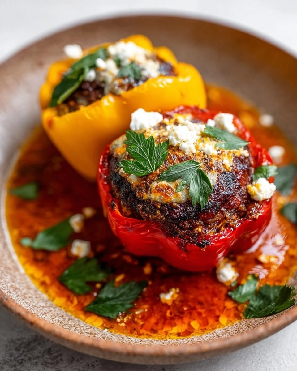 Gefüllte Paprika mit Sumac