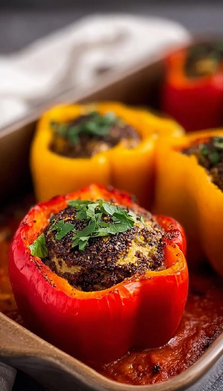 Gefüllte Paprika mit Sumac