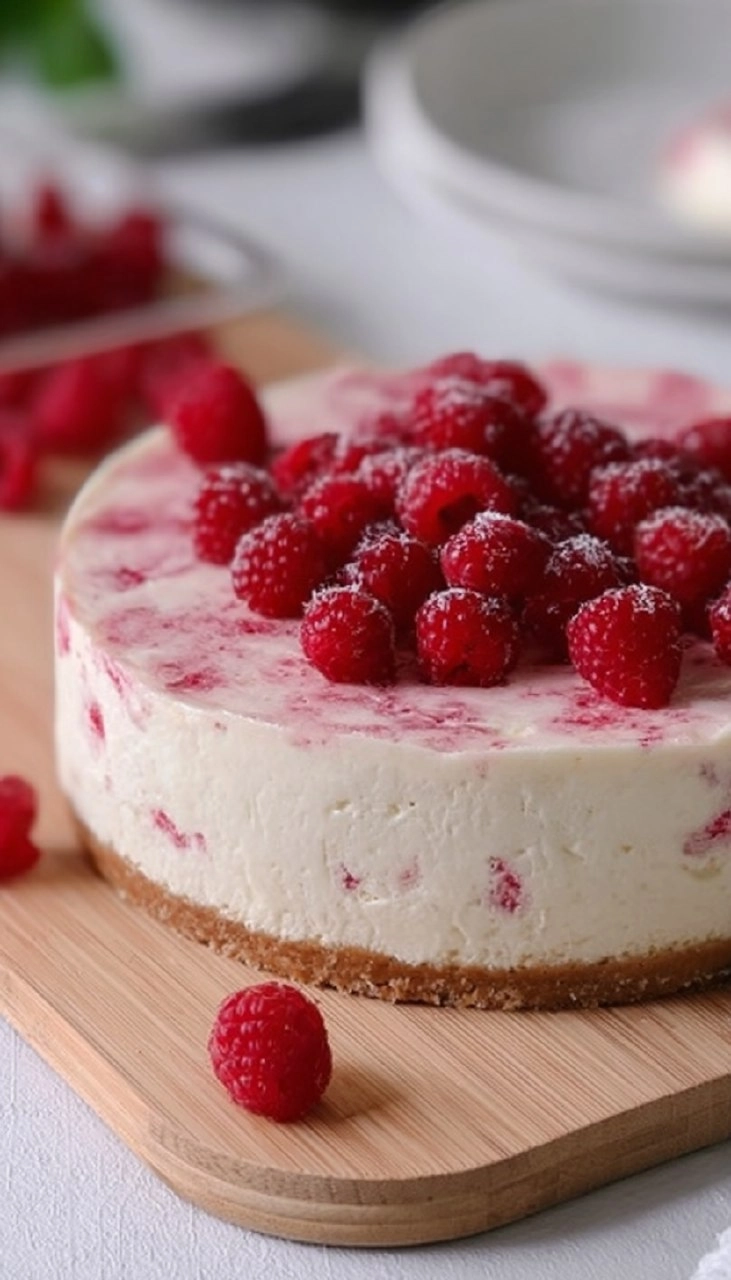 Himbeere Cheesecake ohne Backen