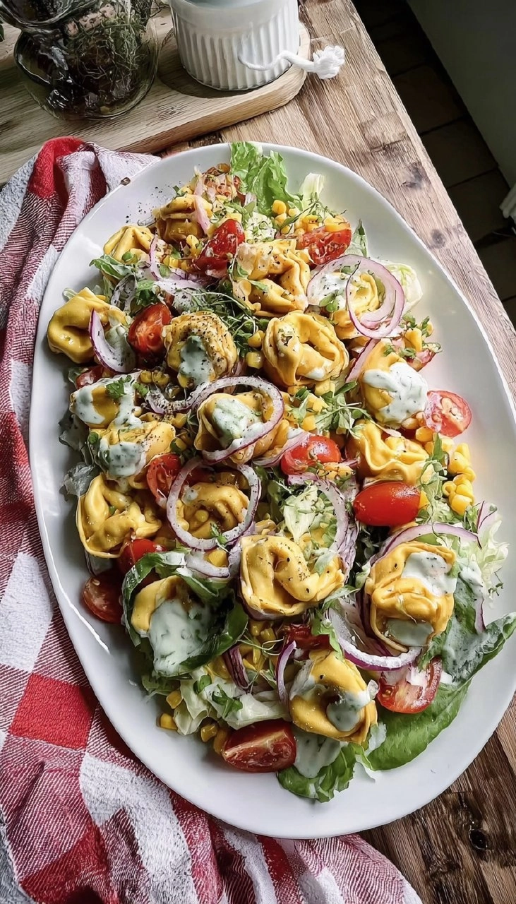 Knuspriger Tortellini-Salat