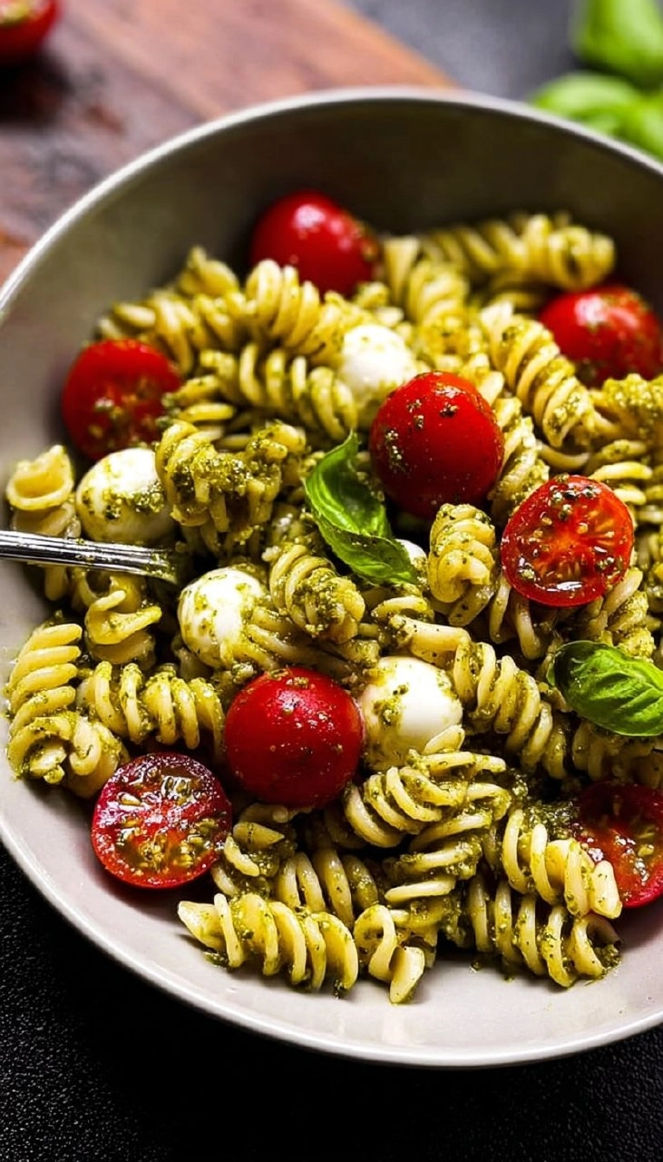 Nudelsalat mit Pesto 5 Nudelsalat mit Pesto