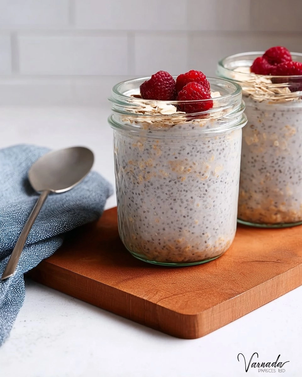 Overnight Oats mit Mohn
