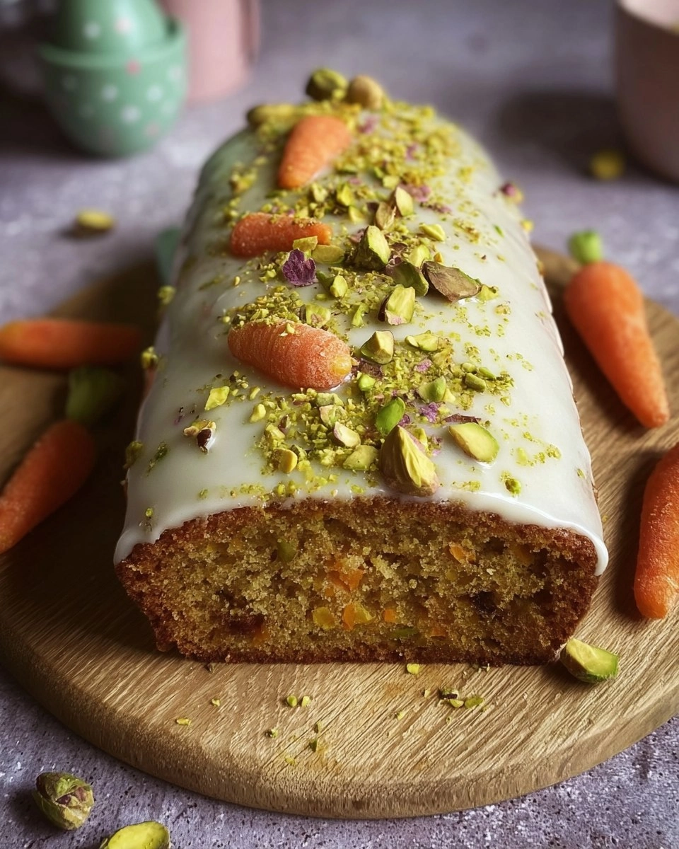Rüblikuchen mit Pistazien