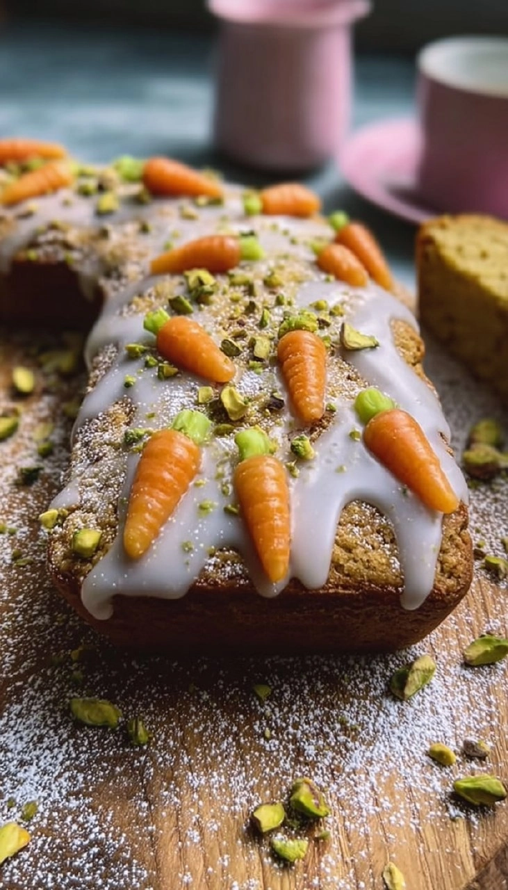 Rüblikuchen mit Pistazien
