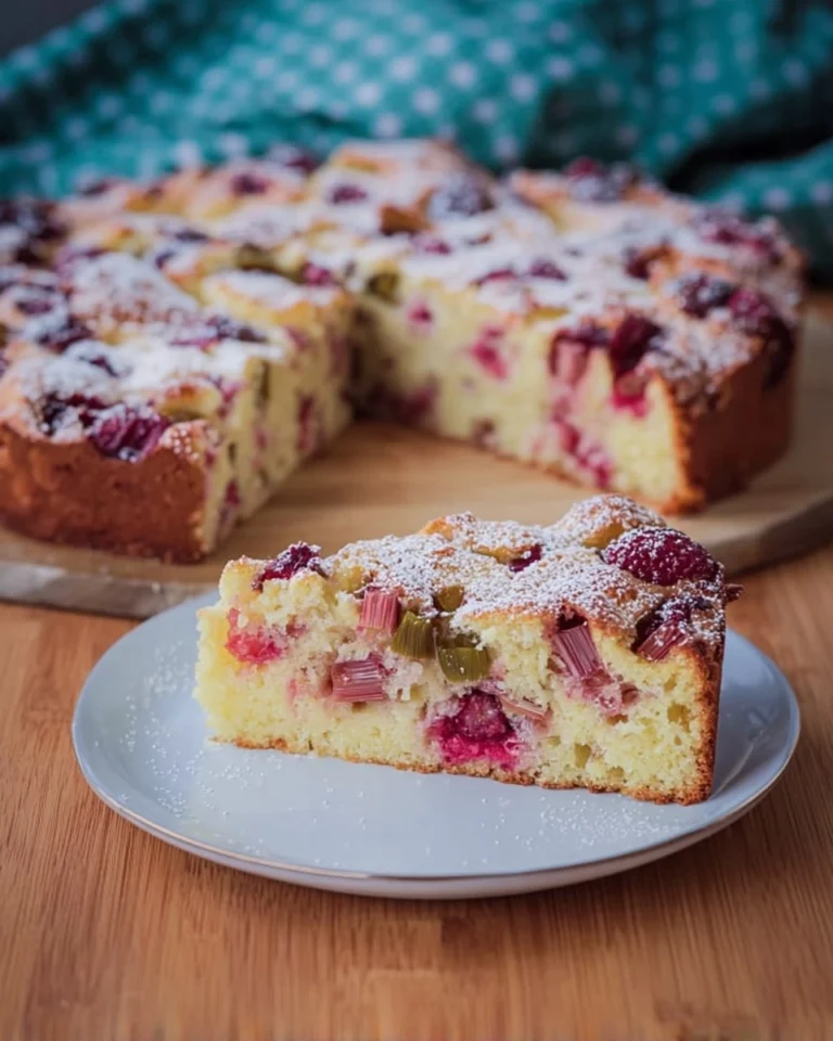 Saftiger-Rhabarber-Joghurt-Kuchen-Rezept