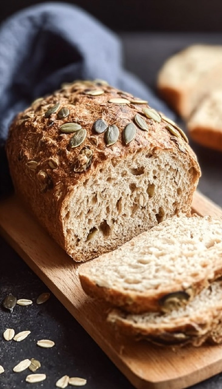 Sonnenblumenbrot mit Sauerteig