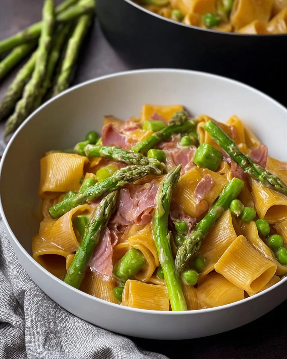 Spargel-Schinken-Pasta