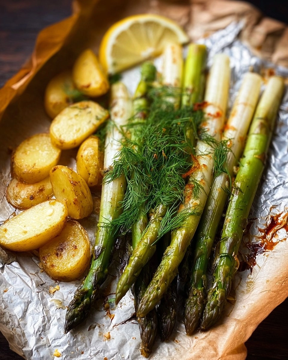 Spargel im Backofen