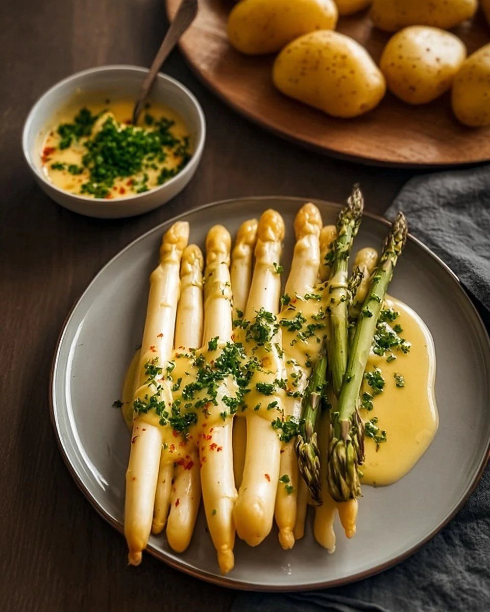 Spargel in Butter