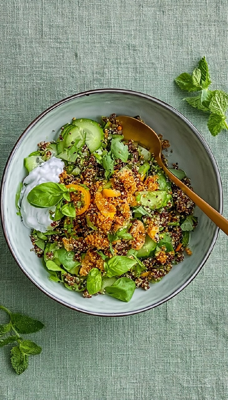 Crispy Quinoa Salad Bowl 5 Crispy Quinoa Salad Bowl