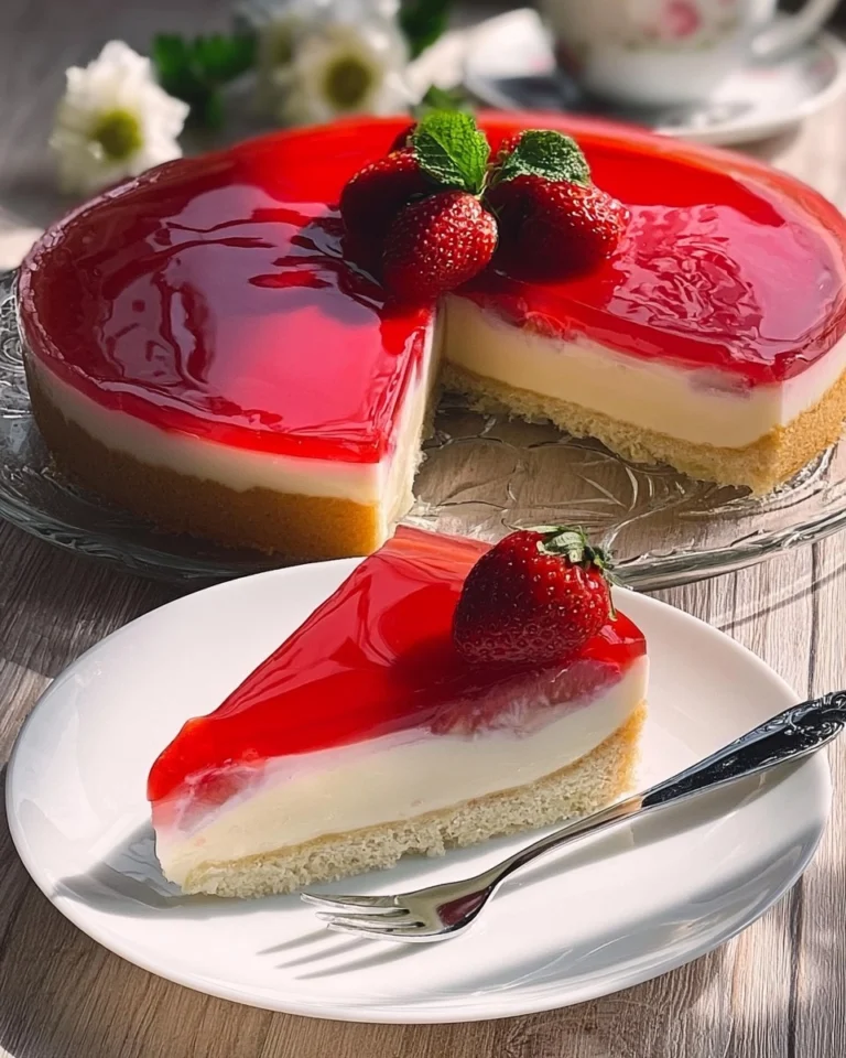Erdbeerkuchen-mit-Pudding-Rezept