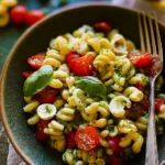 Mediterraner-Nudelsalat-mit-Pesto-Rezept