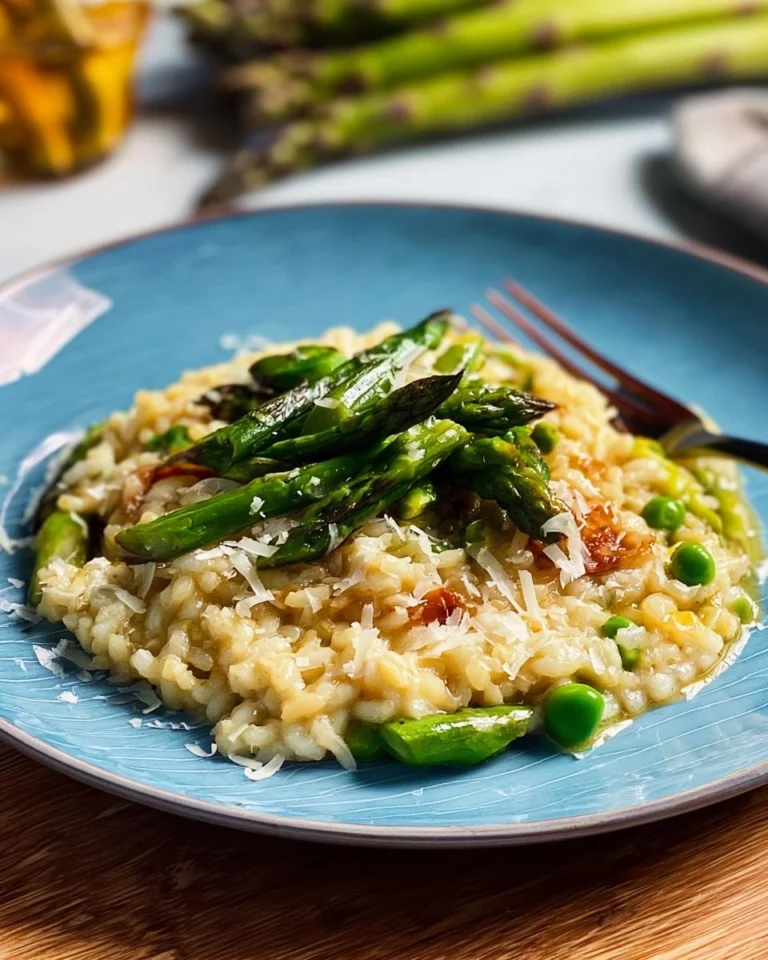 Risotto-mit-grunem-Spargel-Rezept