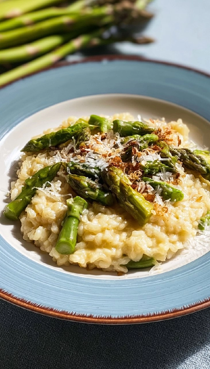 Risotto mit grünem Spargel 5 Risotto mit grünem Spargel