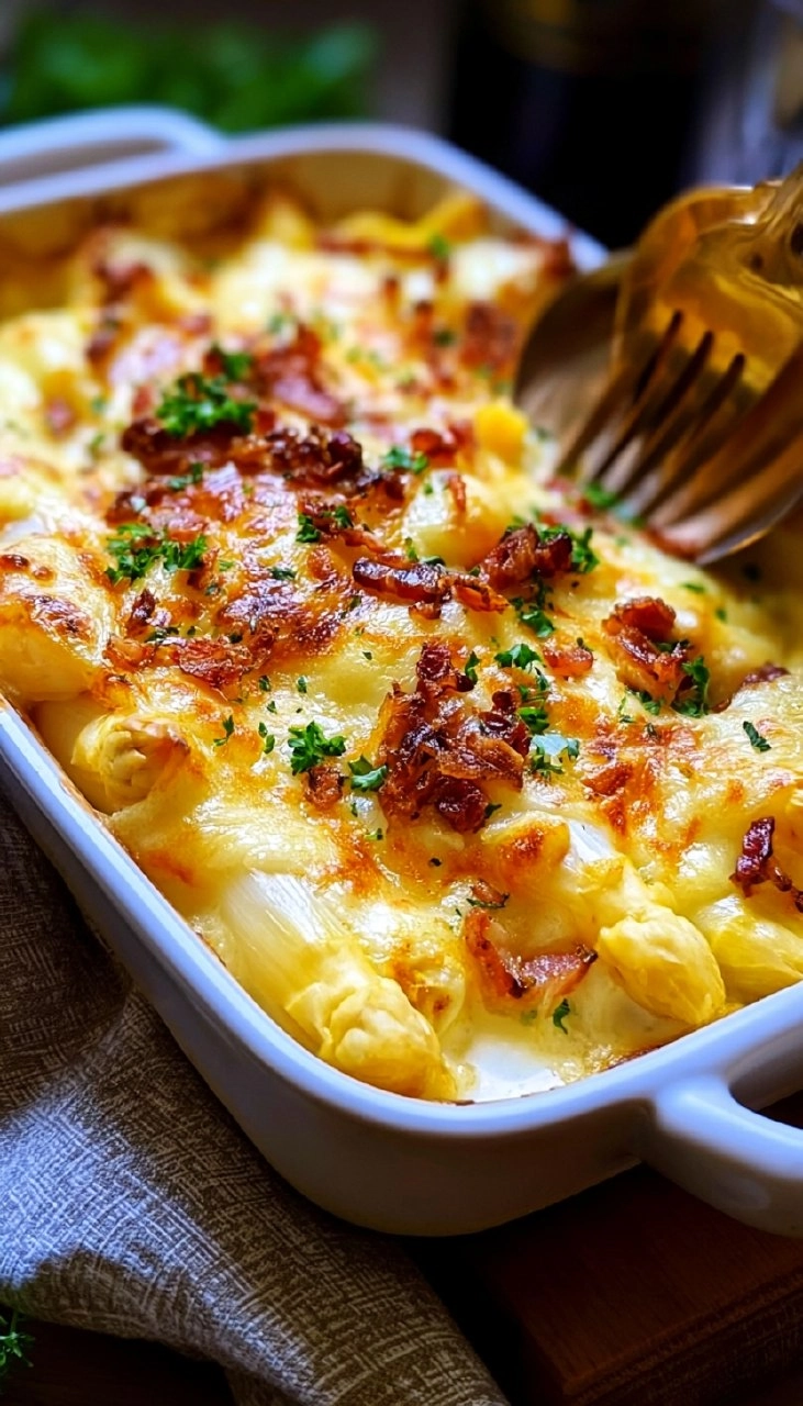 Spargelauflauf mit Schinken & Käse 5 Spargelauflauf mit Schinken & Käse